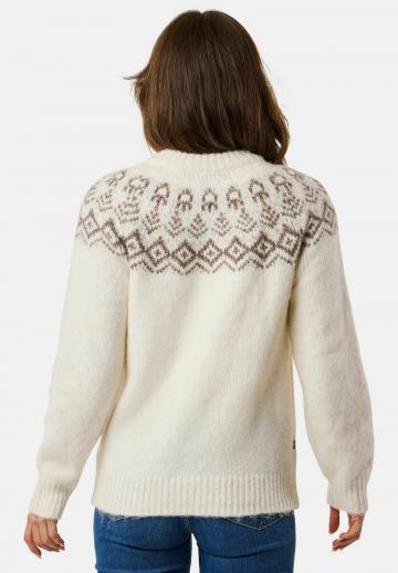 Жаккардовая вязаная кофта