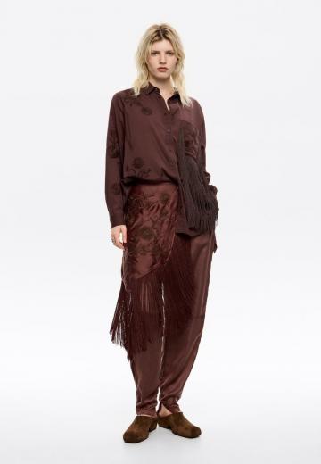 Длинная блузка