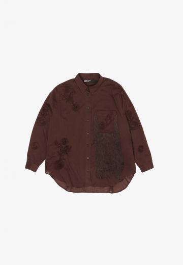 Длинная блузка