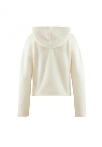 Пуловер с капюшоном