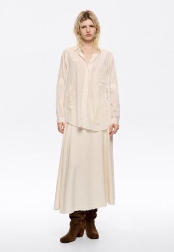 Длинная блузка