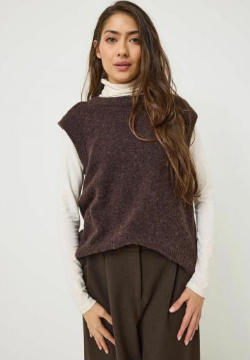 Пуловер с коротким рукавом