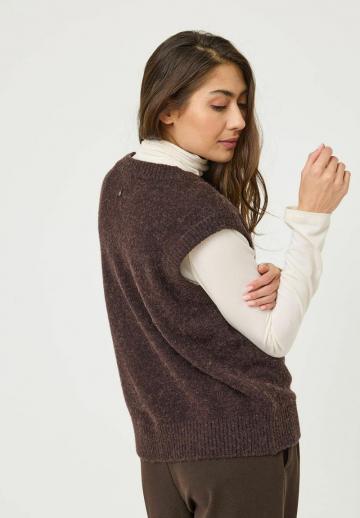 Пуловер с коротким рукавом