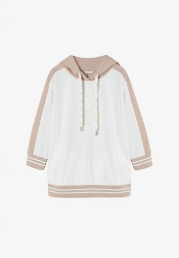 Пуловер с капюшоном