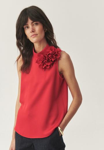 Блузка без рукавов