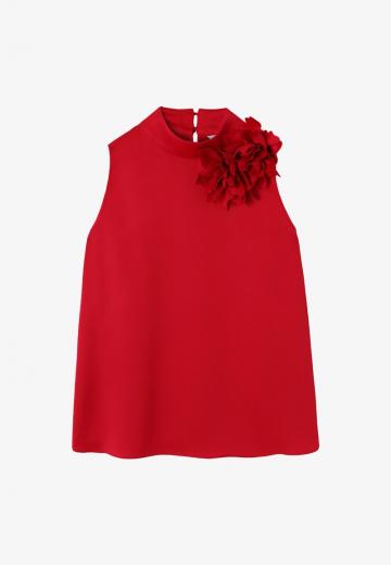 Блузка без рукавов