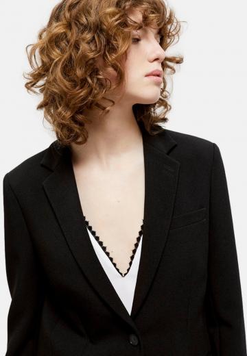 Блейзер с накладными карманами