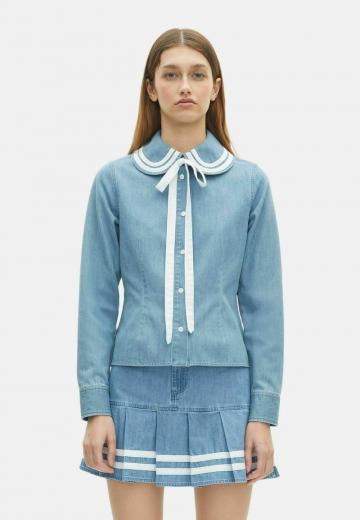 Джинсовая блузка
