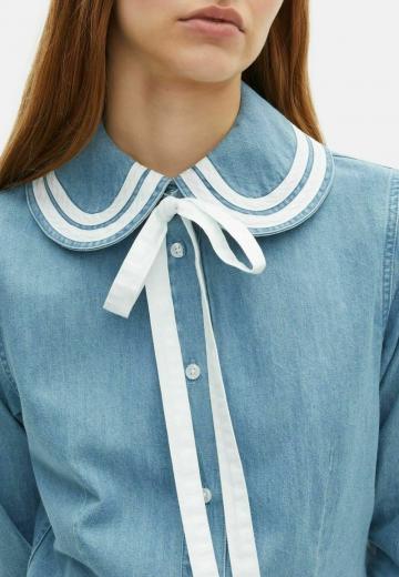 Джинсовая блузка