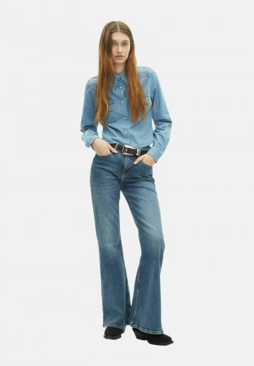 Джинсовая блузка