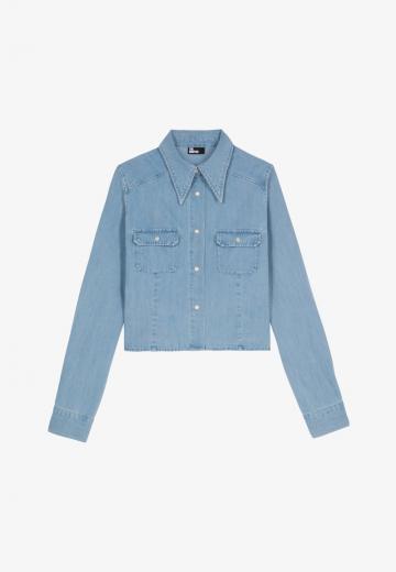 Джинсовая блузка