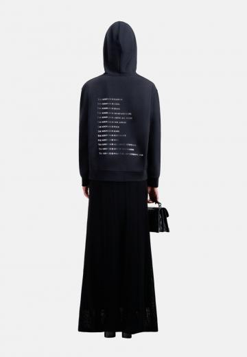 Пуловер с капюшоном