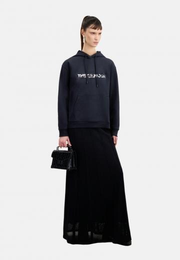 Пуловер с капюшоном