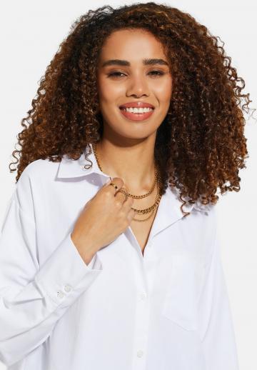 Длинная блузка