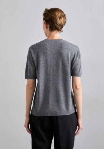 Пуловер с коротким рукавом