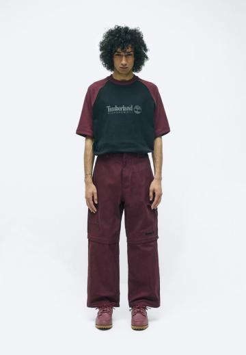 Брюки с накладными карманами