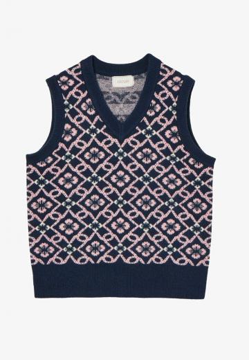 Пуловер без рукавов