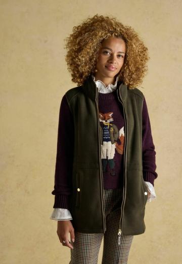 Длинный жилет