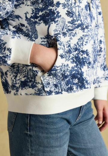 Пуловер с капюшоном