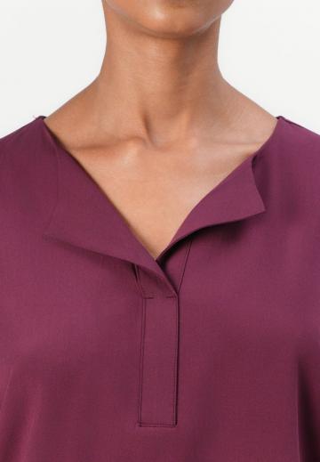 Атласная блузка