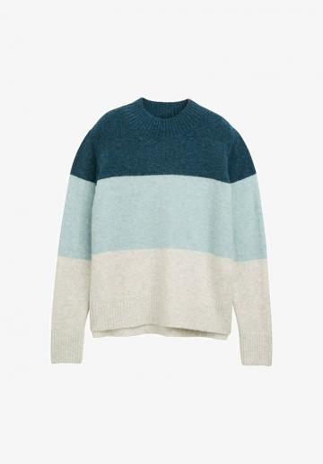 Пуловер в полоску