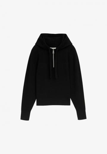 Пуловер с капюшоном