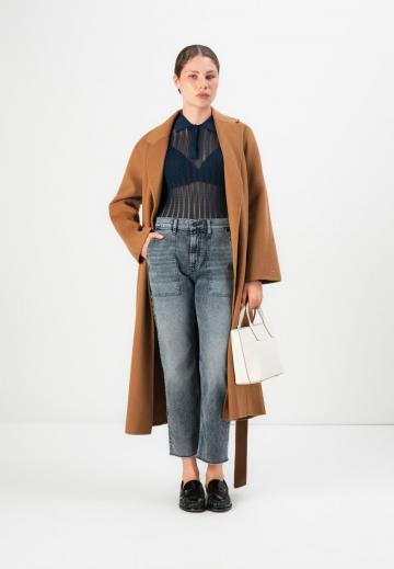 Шерстяное пальто