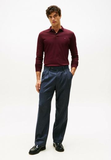 Поло с длинным рукавом