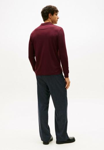 Поло с длинным рукавом