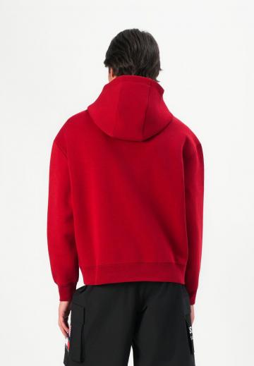 Пуловер с капюшоном