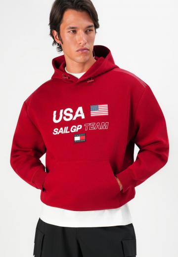 Пуловер с капюшоном