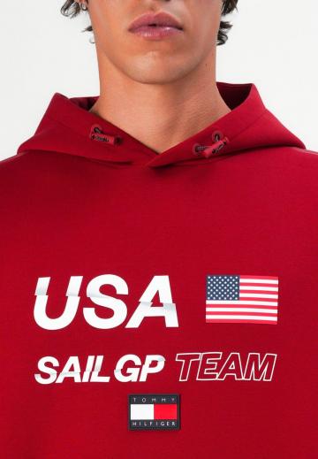 Пуловер с капюшоном