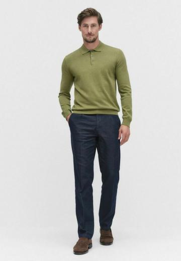 Поло с длинным рукавом