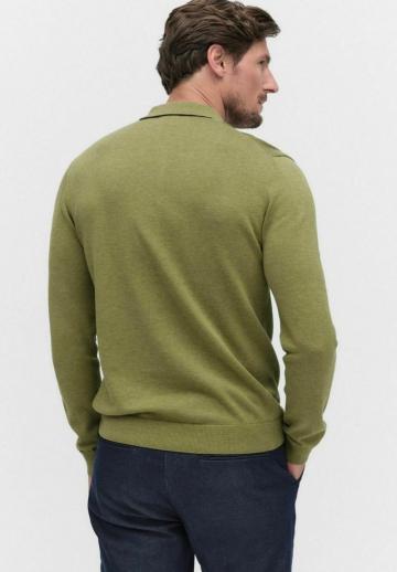 Поло с длинным рукавом