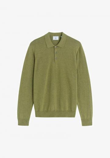 Поло с длинным рукавом