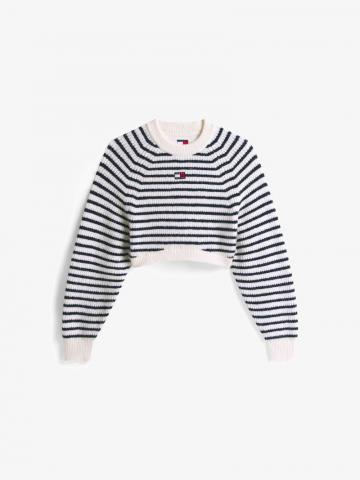 Пуловер в полоску