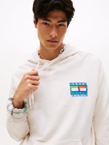 Пуловер с капюшоном