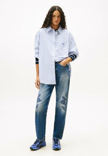 Прямые джинсы