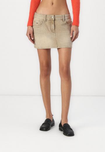 Юбка с накладными карманами