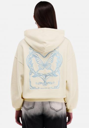 Пуловер с капюшоном