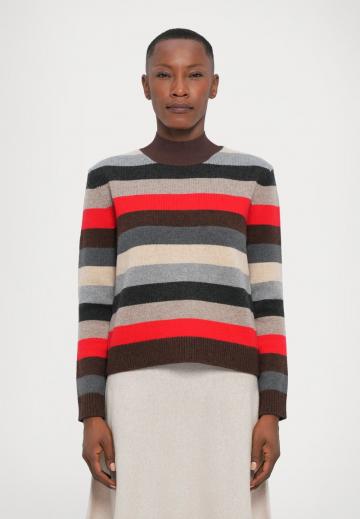 Пуловер в полоску