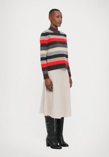 Пуловер в полоску