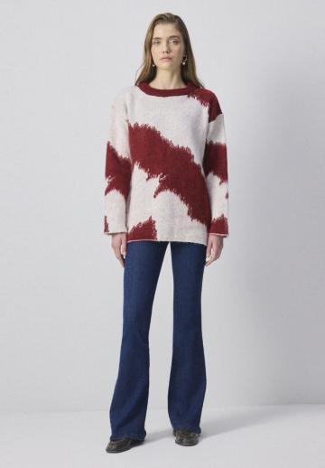 Длинный пуловер