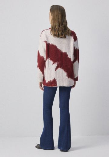 Длинный пуловер