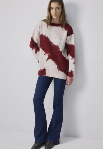 Длинный пуловер