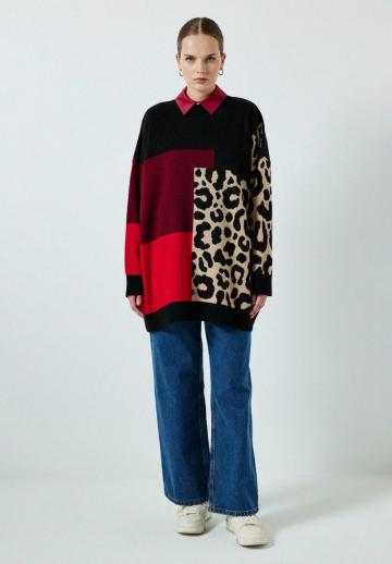 Длинный пуловер