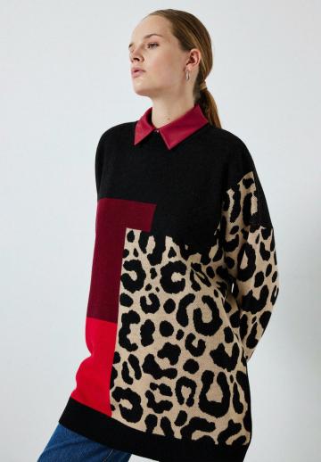 Длинный пуловер