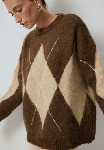 Длинный пуловер