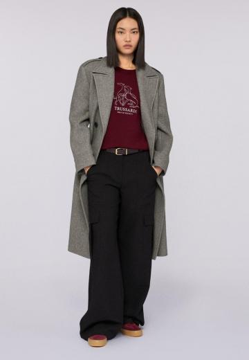 Шерстяное пальто