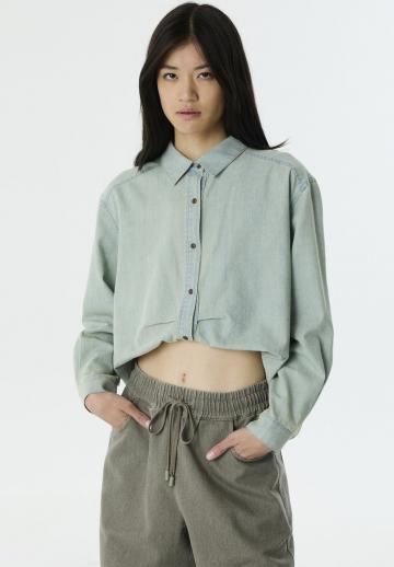 Джинсовая блузка